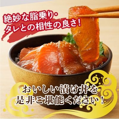 ビンチョウ まぐろ & サーモン 漬け 2種盛り 10パック(a10-697)