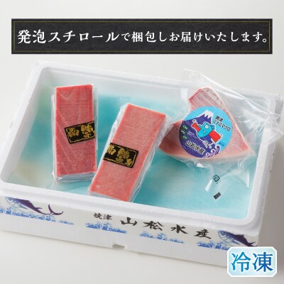 天然南鮪　中トロ・赤身　刺身二種盛り(a20-427)