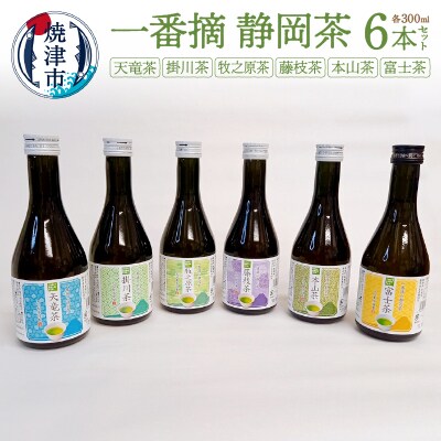 一番摘静岡茶! 本山茶入り300ml 6本 セット(a10-746)