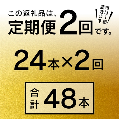 【定期便2回】エビスビール500ml×1箱(24缶)(T0123-2302d)