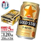 【定期便5回】ゴールドスター350ml×1箱(24缶)(T0101-1205)