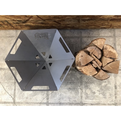 オリジナル 焚き火台 スタート セット Hexa 薪(a43-003)