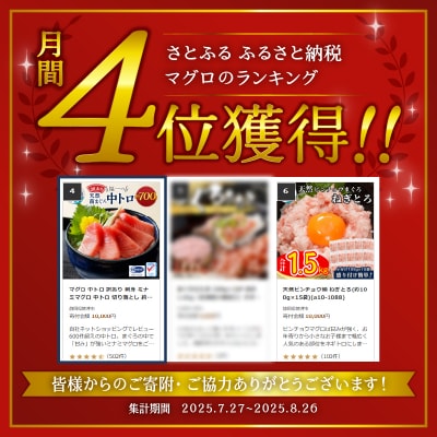 【2025年11月お届け】訳ありミナミマグロ中トロ切落し約700g(a10-1000202511)
