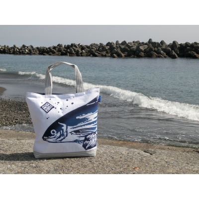 焼津 鰹 かつお トート バッグ(a10-828)