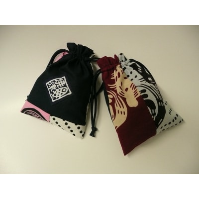 焼津 鰹・かつお たて型 バッグと 焼津 巾着(a10-829)