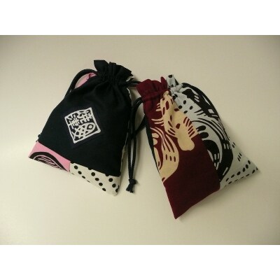 焼津 鰹・かつお たて型 バッグと 焼津 巾着(a10-829)