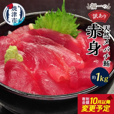 マグロ 赤身 訳あり 刺身 メバチマグロ 赤身 切落し 約1kg(a10-1001)