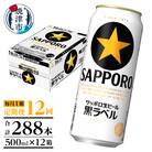 【定期便12回】黒ラベルビール 500ml×1箱(24缶)(T0083-2112)