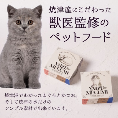 ペット フード 猫 焼津の恵 70g缶 鰹 鮪 計10缶(a10-832)