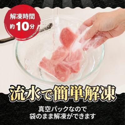 天然鮪 焼津 キハダマグロ ビンチョウマグロ 計1kg(a12-326d)
