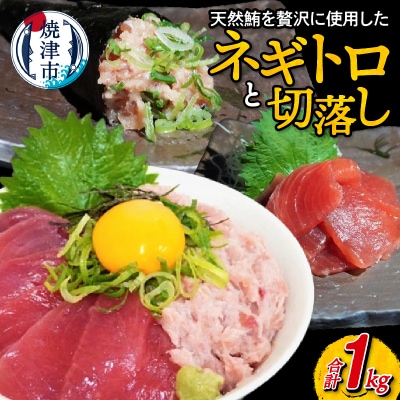 天然鮪を贅沢に使用したネギトロと切落しセット(a10-934)