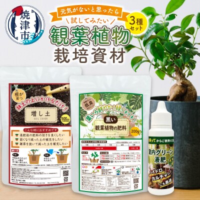 観葉植物栽培資材セット 肥料 液肥 園芸(a12-170)