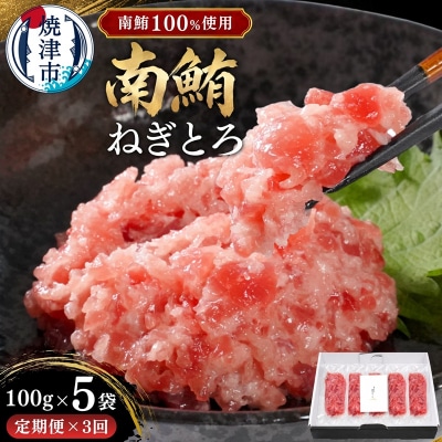 【定期便3回】天然 海のダイヤ 南鮪 ネギトロ 約100g×5(a50-133)