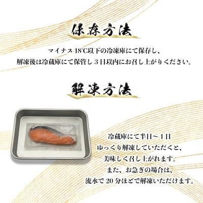 銀鮭 甘塩 10切入(個包装真空パック)(a10-1008)