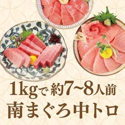 マグロ 中トロ 訳あり 養殖 南まぐろ中トロ 1kg(a17-098)