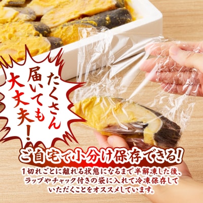 銀鱈 銀だら 銀ダラ 西京漬け(約80g×10切れ) (a10-1082)