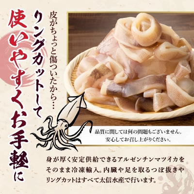 訳あり アルゼンチン産 マツイカ リングカット 2kg(a10-1105)