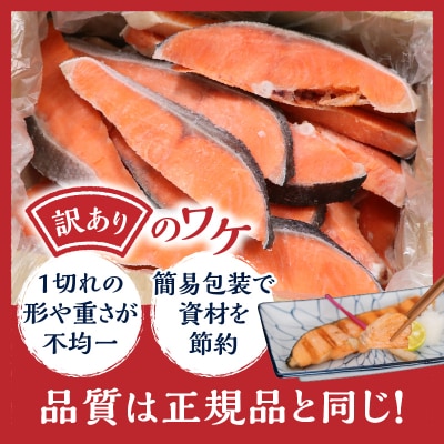 訳あり 切身 不揃い 塩銀鮭 約1.6kg(a13-093)