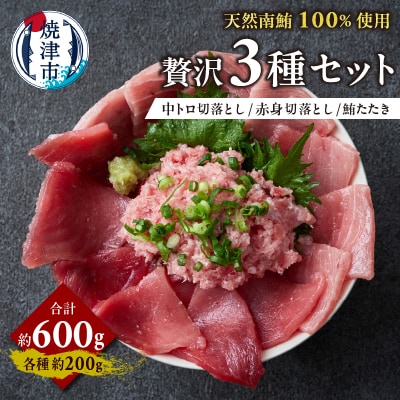 天然 南まぐろ 3種 セット(a13-108)