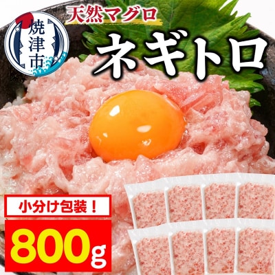 焼津 天然 まぐろ ネギトロ (約100g×8袋)(a08-005)