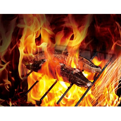 三保の松原の松葉で焼き上げ　わら松葉炙りかつお400g(a07-169d)