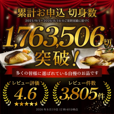 銀鱈西京味噌漬け(約110g×12切れ)(a23-039)