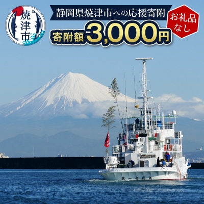 【お礼品なし】静岡県 焼津市 応援寄付 3,000円(a03-004)