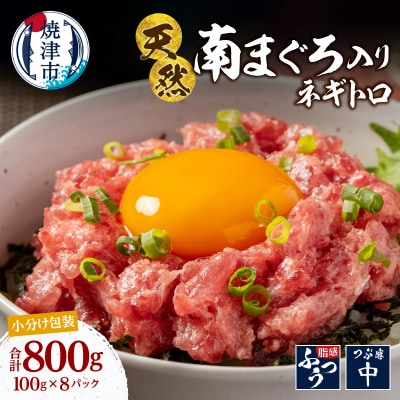 ミナミマグロ入り マグロのたたき 焼津 海の極 ネギトロ 冷凍(100g×8)(a13-135)