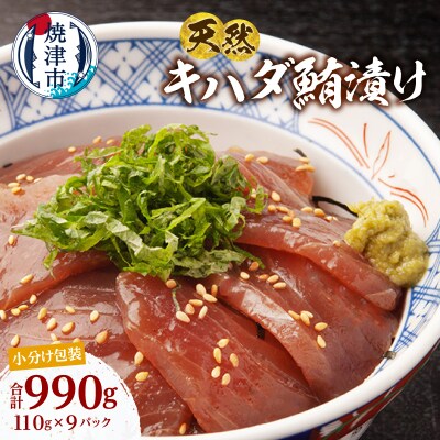 天然 キハダマグロ 漬け 赤身 海鮮丼 漬け丼 焼津 海の極(110g×9)(a10-1275)