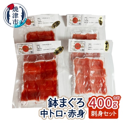 刺身バチマグロ2点セット 赤身200g 中トロ200g(a10-1211)