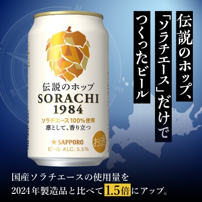【定期便9回】サッポロ SORACHI 1984 ソラチ 350ml×12本(T0111-1009)