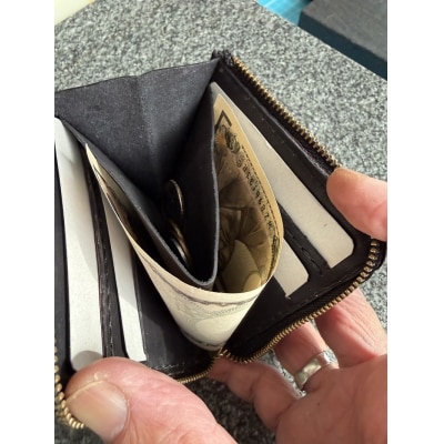 大漁旗 コンパクト 財布　ハンドメイド(a77-001)