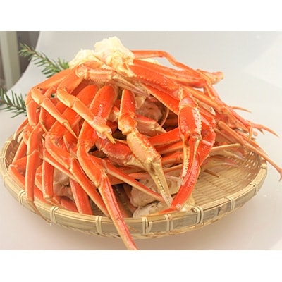 【北海道稚内加工】本ずわい蟹ボイル脚約1.6kg