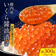 稚内産いくら醤油漬け100g×3本　特製白醤油仕立て | ふるさと納税のお礼品