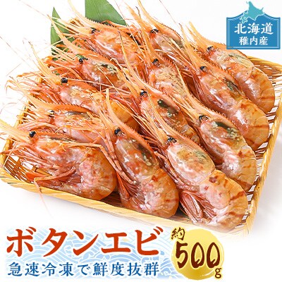稚内産ボタンエビ 約500g