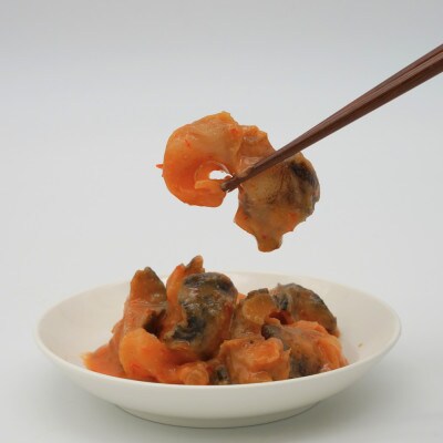 北海道宗谷産 旨辛つぶ 120g×3パック 稚内産青ツブのピリ辛海鮮漬け