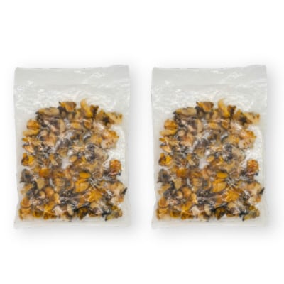 北海道稚内宗谷産 青つぶ貝(むき身)1kg(500g×2) ボイル・あぶら除去済み《簡単手間いらず》