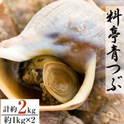 【つぶ煮】料亭青つぶ 高級利尻昆布出汁使用 あぶら除去済み 約2kg(約1kg×2パック)