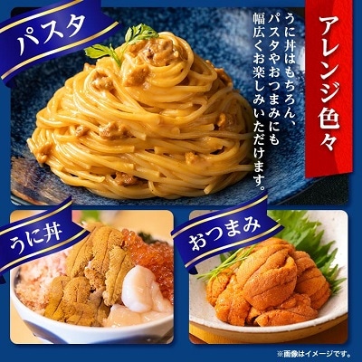 【厳選PREMIUM】美味しいウニは昆布の名産地にあり!生むらさきうに　120g×3(360g)