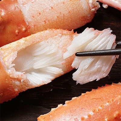 稚内産・稚内加工の紅ズワイガニハサミ爪 大【約1kg】解凍するだけ&殻に切込み入り