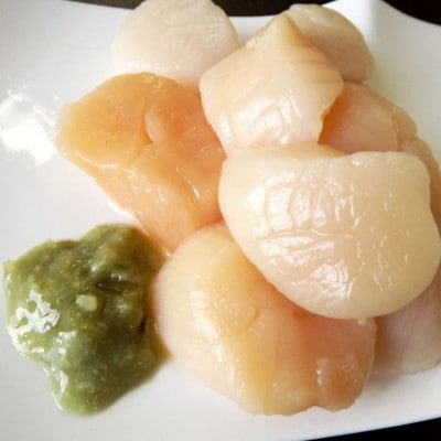 【北海道稚内市】切らずに食べられるひと口ほたて 200g×3パック