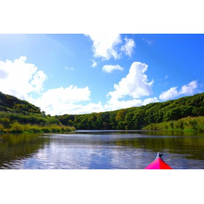 カヤックで日本海を目指そう!感動の勇知川カヤックツアー1名様ご招待