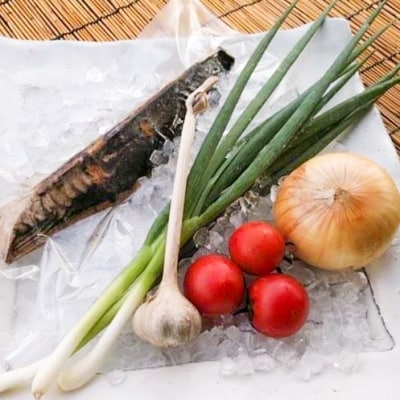 生で直送!かつおのたたきと野菜のセット