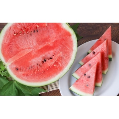 ★5月初旬まで!★すいか(味きらら)2玉　2Lサイズ