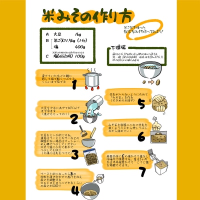 西内糀手づくり味噌キット★出来上がり目安3-4kg★