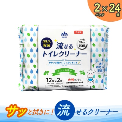 流せるトイレクリーナー　24個入り