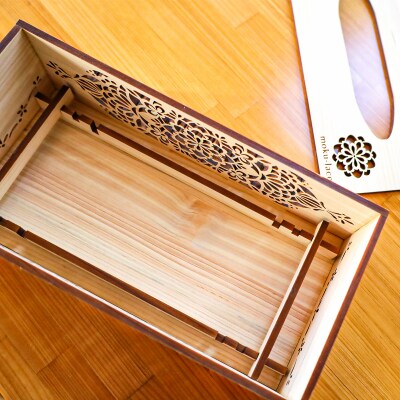 【SDGs】いの町オリジナル木製ティッシュBOX