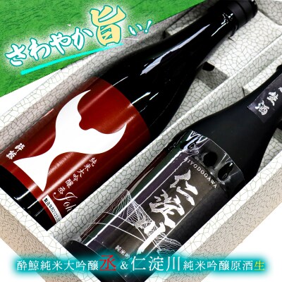 【さわやか旨シリーズ】仁淀川純米吟醸原酒生&酔鯨純米大吟醸「丞」セット