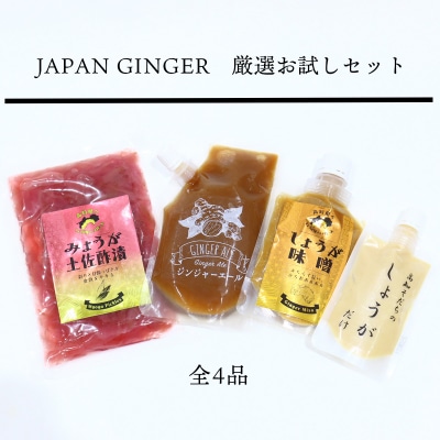 Japan Ginger厳選お試しセット(各種1本)