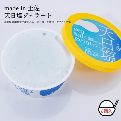 Made in 土佐★天日塩ジェラート6個(高知アイス)